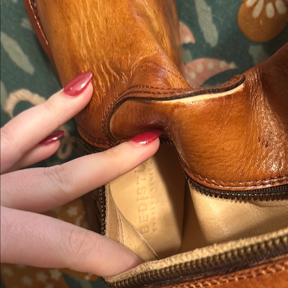 Bedstu Cognac Leather Knee-High Boots - Picture 5 of 5